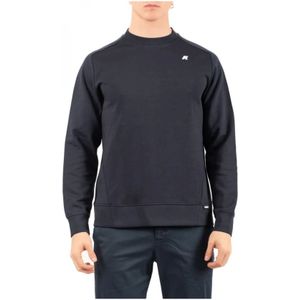 K-Way, Heren, Truien, Blauw, Maat: L Katoen,