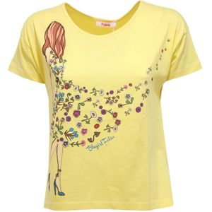 Blugirl, Dames, Tops, Geel, Maat: XS