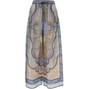 Zimmermann, Dames, Broeken, Veelkleurig, Maat: S Zijde,