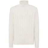 Boggi Milano, Heren, Truien, Wit, Maat: L Wol,