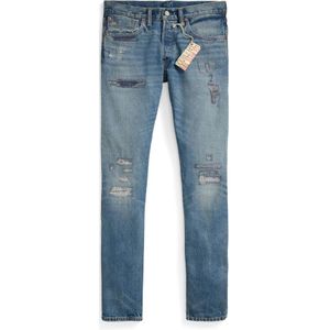 Ralph Lauren, Heren, Jeans, Blauw, Maat: W32 Katoen,