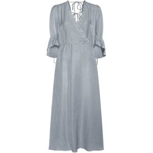 Bruuns Bazaar, Dames, Jurken, Blauw, Maat: M Viscose,