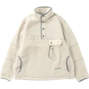 And Wander, Heren, Truien, Wit, Maat: XL Fleece,