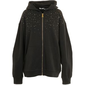 Liu Jo, Dames, Sweatshirts & Hoodies, Zwart, Maat: S