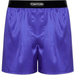 Tom Ford, Heren, Ondergoed, Paars, Maat: XS Zijde,