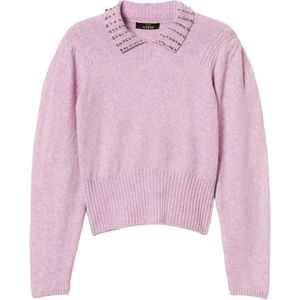 Actitude, Dames, Truien, Paars, Maat: S