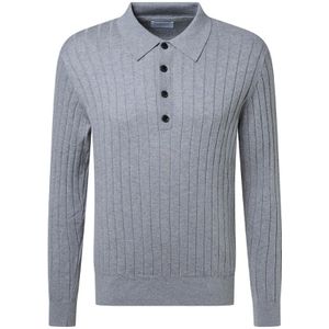 Baldessarini, Heren, Tops, Grijs, Maat: M Zijde,