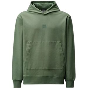 C.p. Company, Heren, Sweatshirts & Hoodies, Groen, Maat: L Fleece,
