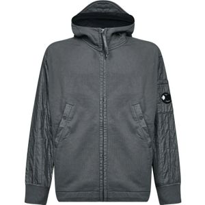 C.p. Company, Heren, Sweatshirts & Hoodies, Grijs, Maat: L Katoen,