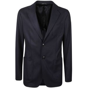 Giorgio Armani, Heren, Jassen, Blauw, Maat: L Kasjmier,