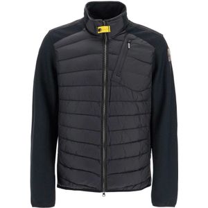 Parajumpers Hybride Gewatteerde Jas met Eendendons , Black , Heren , Maat: XL