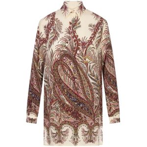 Etro, Dames, Blouses & Shirts, Veelkleurig, Maat: XS Zijde,