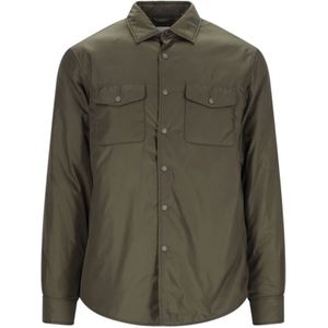 Aspesi, Heren, Jassen, Groen, Maat: 2XL Nylon,