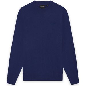 Lyle & Scott, Heren, Truien, Blauw, Maat: XS Katoen,