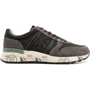 Premiata Zwarte en grijze stijlvolle sneakers , Multicolor , Heren , Maat: 42 EU