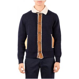 Gran Sasso, Heren, Truien, Blauw, Maat: L