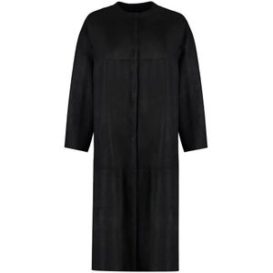 Salvatore Santoro, Dames, Mantels, Zwart, Maat: L Suède,