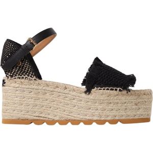 Stella McCartney, Dames, Schoenen, Zwart, Maat: 41 EU Leer,