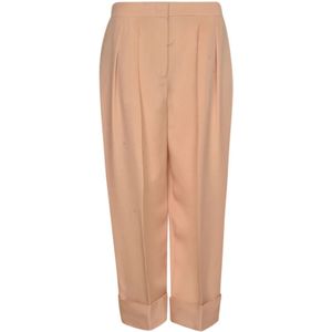 Giorgio Armani, Dames, Broeken, Beige, Maat: M