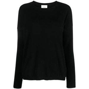 Lisa Yang, Dames, Truien, Zwart, Maat: S