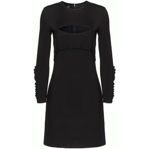 Pinko, Dames, Jurken, Zwart, Maat: S Viscose,