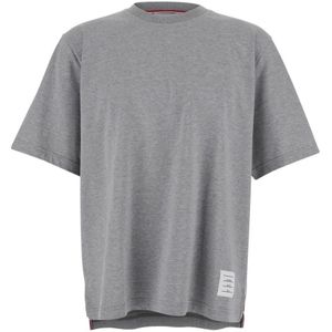 Thom Browne, Heren, Tops, Grijs, Maat: 2XL Jersey,