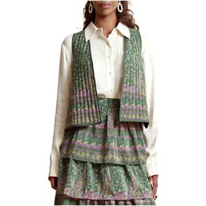 BY Timo, Dames, Jassen, Veelkleurig, Maat: S Satijn,