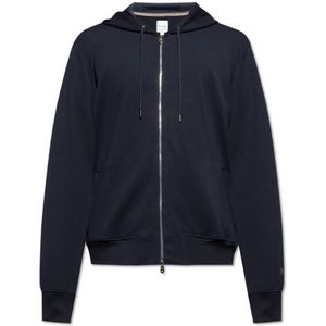 Paul Smith, Heren, Sweatshirts & Hoodies, Blauw, Maat: L Katoen,