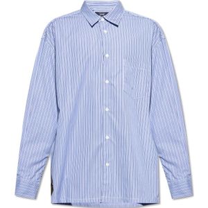 Comme des Garçons, Heren, Overhemden, Blauw, Maat: S Katoen,