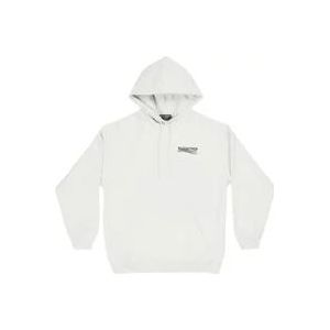 Balenciaga Zwarte en Blauwe Golf Logo Hoodie , White , Heren , Maat: 2XS