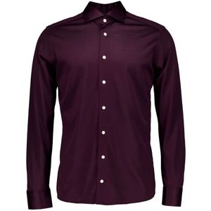 Eton - Overhemd - Bordeaux - Lange Mouw - 100013971