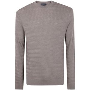 Emporio Armani, Heren, Truien, Bruin, Maat: S