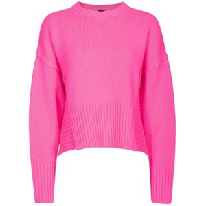 Pinko, Dames, Truien, Roze, Maat: XS Wol,