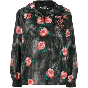 Moschino, Dames, Jassen, Veelkleurig, Maat: XS Nylon,