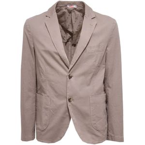 Sun68, Heren, Jassen, Bruin, Maat: S Katoen,