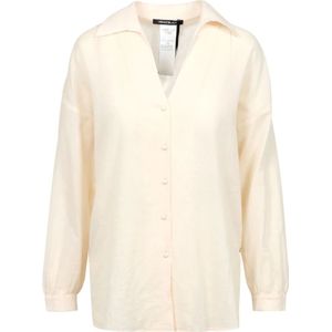Pennyblack, Dames, Blouses & Shirts, Beige, Maat: S Katoen,