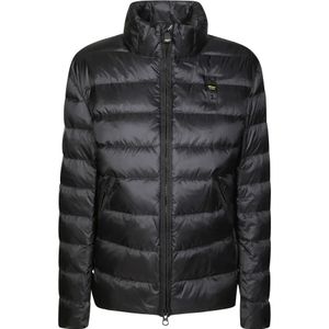 Blauer, Heren, Jassen, Zwart, Maat: S Nylon,