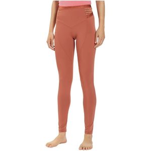 Emporio Armani, Dames, Broeken, Bruin, Maat: S Polyamide,