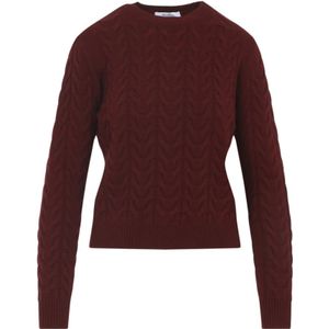 Max Mara, Dames, Truien, Rood, Maat: L Kasjmier,