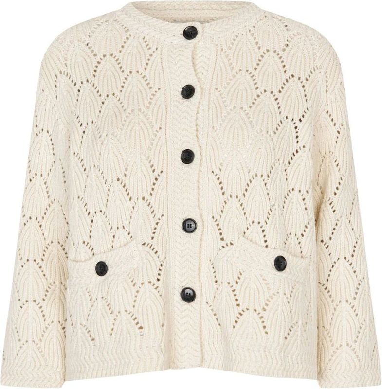 Masai Gebreid vest 'Lexina'  ecru