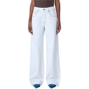 Jacquemus, Dames, Jeans, Wit, Maat: W26