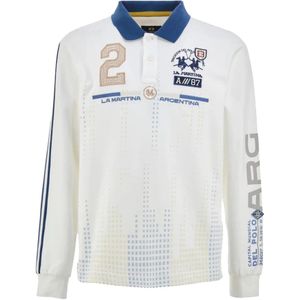 La Martina, Heren, Tops, Wit, Maat: M Katoen,