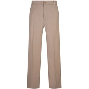 Moncler, Heren, Broeken, Bruin, Maat: M Zijde,