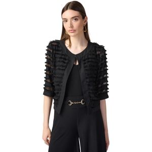 Joseph Ribkoff, Dames, Jassen, Zwart, Maat: M Spandex,