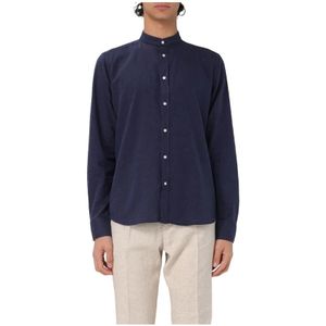 Manuel Ritz, Heren, Overhemden, Blauw, Maat: XL Katoen,