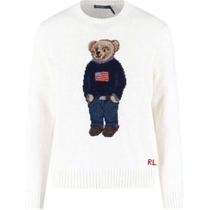 Ralph Lauren, Heren, Truien, Wit, Maat: L