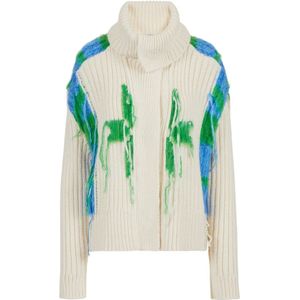 Iceberg, Dames, Truien, Wit, Maat: S Wol,