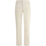 Jeans - Wit - Straight Leg Cotton Pants