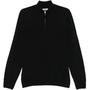 Canali, Heren, Truien, Zwart, Maat: M Wol,