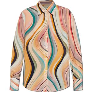 PS By Paul Smith, Dames, Blouses & Shirts, Veelkleurig, Maat: 3XS Zijde,